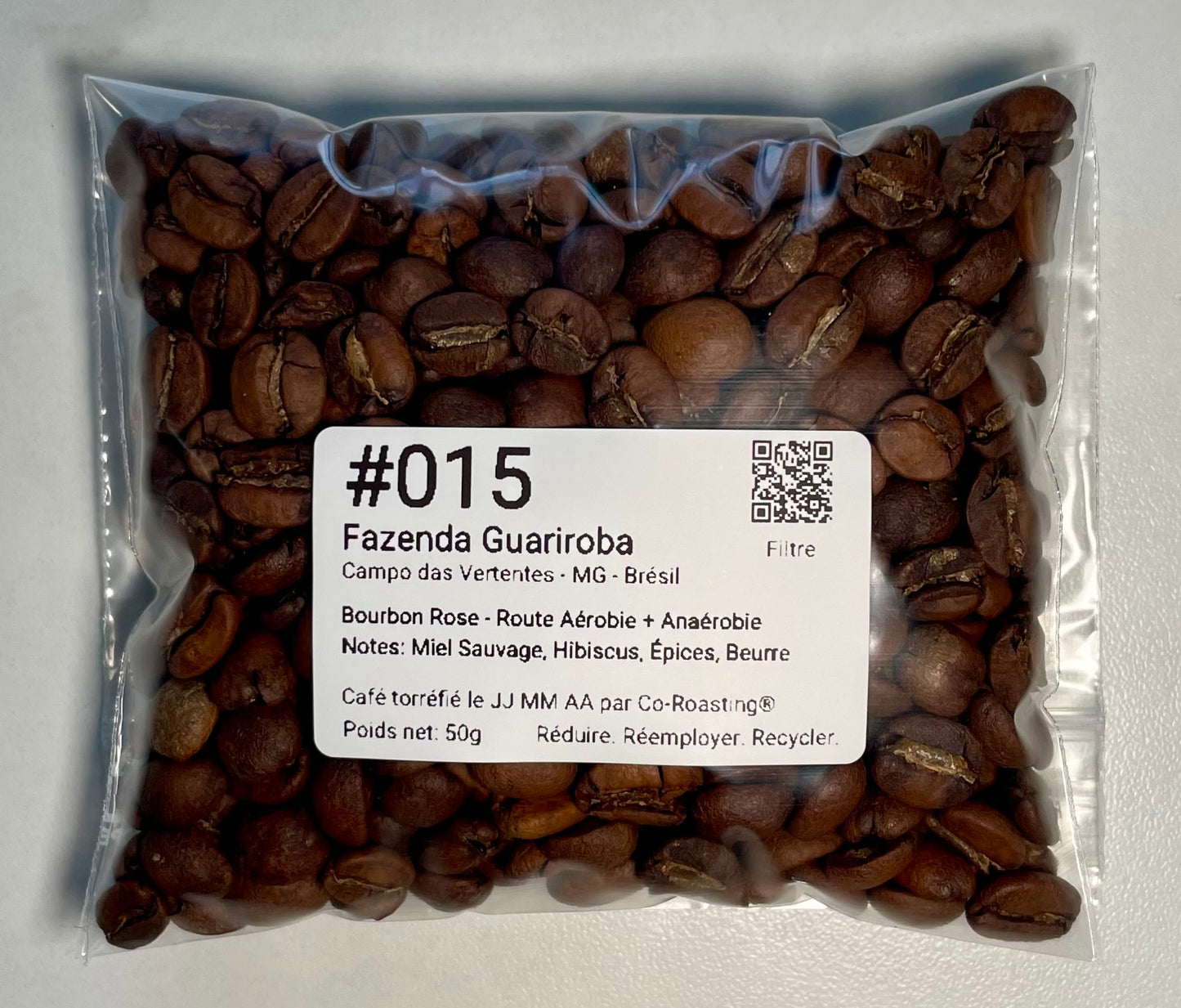 #015-Café Torréfié-Fazenda Guariroba-Bourbon Rose-Route Aérobie + Anaérobie