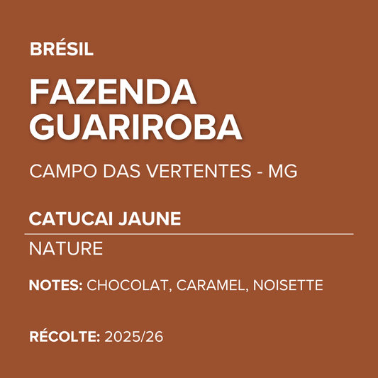 Brésil - Fazenda Guariroba - Catucai Jaune - Nature