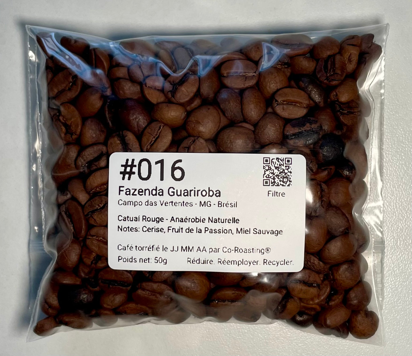 #016-Café Torréfié-Fazenda Guariroba-Catuaí Rouge-Anaérobie Naturelle